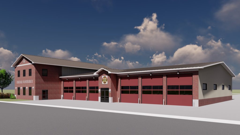 CHVFD New Firehouse Under Construction 2019
